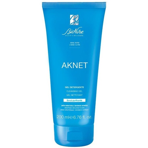 BioNike Aknet Cleansing gel seborrheic skin prone to acne tube 200ml